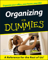 Organizing For Dummies - Eileen Roth, Elizabeth Miles