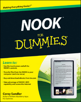 NOOK For Dummies -  Corey Sandler