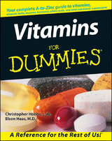 Vitamins For Dummies -  Elson Haas,  Christopher Hobbs