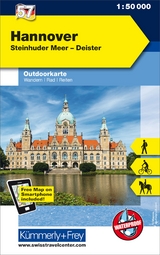 Kümmerly+Frey Outdoorkarte Deutschland 57 Hannover 1:50.000