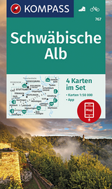 KOMPASS Wanderkarte Schwäbische Alb - 