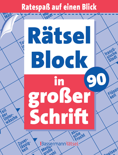 Rätselblock in großer Schrift 90 - Eberhard Krüger