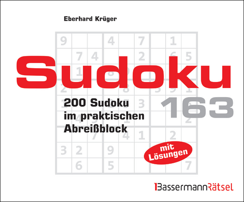 Sudoku Block 163 - Eberhard Krüger