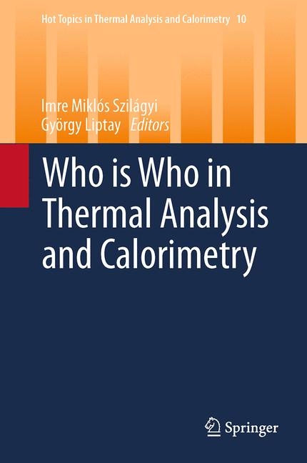 Who is Who in Thermal Analysis and Calorimetry - 