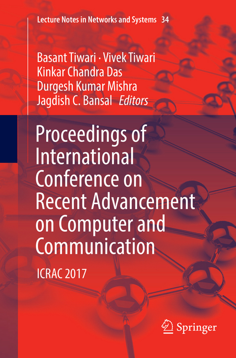 Proceedings of International Conference on Recent Advancement on Computer and Communication - 