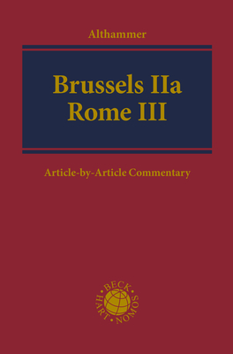 Brussels IIa - Rome III - 