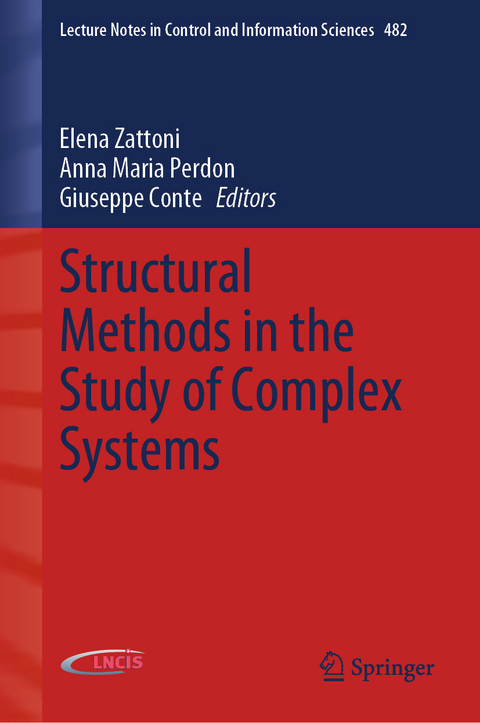 Structural Methods in the Study of Complex Systems - 