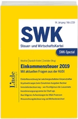 SWK-Spezial Einkommensteuer 2019 - Viktoria Baumgartner, Maria Berger, Bettina Dorfer, Barbara Fahringer-Postl, Katharina Geweßler, Daniela Heilinger, Klaus Hirschler, Martin Hloben, Andreas Kampitsch, Sabine Kanduth-Kristen, Pavel Knesl, Ernst Komarek, Patrick Leyrer, Marie Lumper, Stephanie Novosel, Katja Reichl, Jürgen Reinold, Reinhard Rindler, Florian Steinhart, Franz-Stefan Stockbauer, Karl Stückler, Simone Wieszmüllner, Berndt Zinnöcker