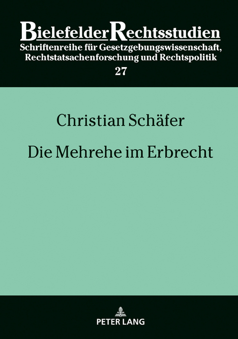 Die Mehrehe im Erbrecht - Christian Schäfer