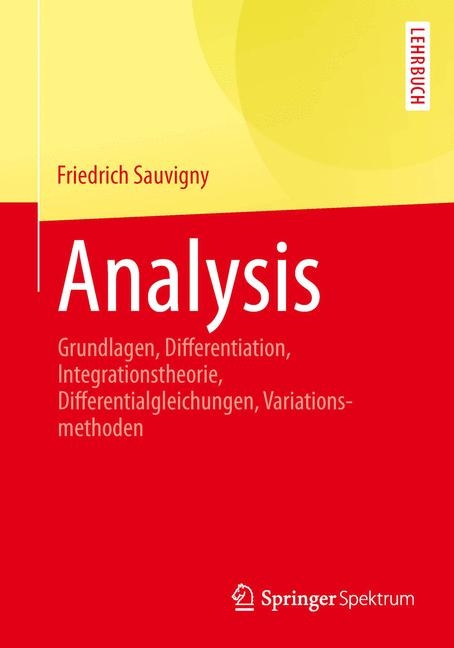 Analysis - Friedrich Sauvigny