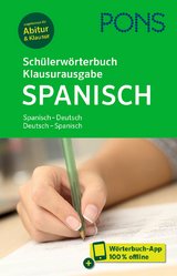 PONS Schülerwörterbuch Klausurausgabe Spanisch - 