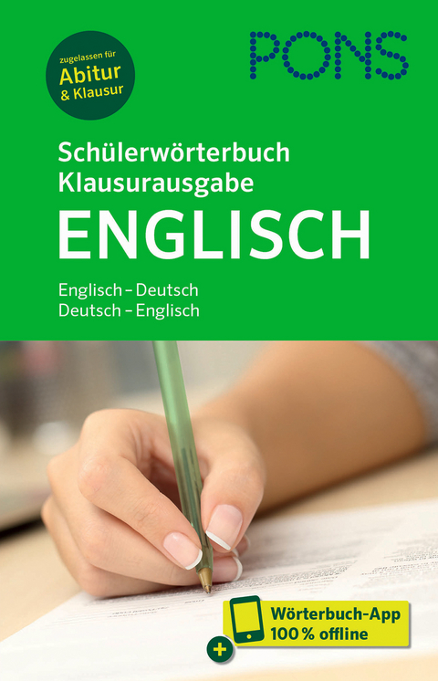 PONS Schülerwörterbuch Klausurausgabe Englisch | ISBN 978-3-12-516179-5 ...