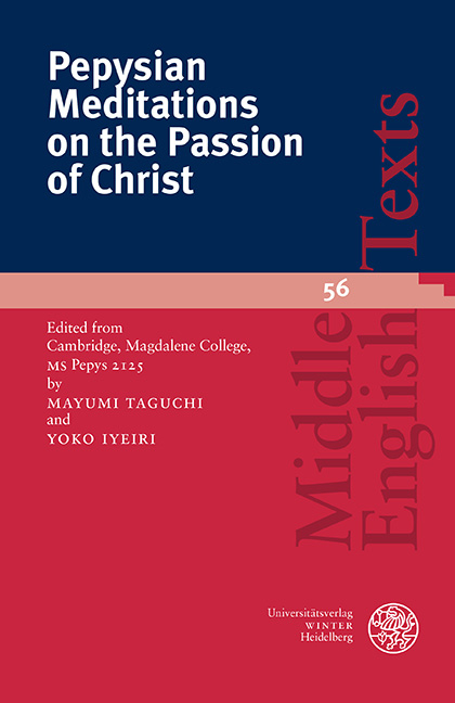 Pepysian Meditations on the Passion of Christ - 