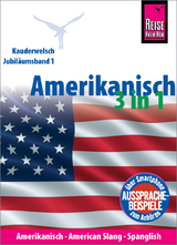 Amerikanisch 3 in 1: Amerikanisch Wort für Wort, American Slang, Spanglish - Uta Goridis, Renate Georgi-Wask, Anette Linnemann, Elfi H. M. Gilissen