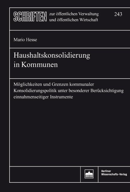 Haushaltskonsolidierung in Kommunen - Mario Hesse