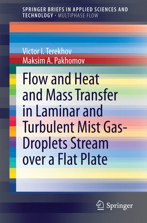Flow and Heat and Mass Transfer in Laminar and Turbulent Mist Gas-Droplets Stream over a Flat Plate - Victor I. Terekhov, Maksim A. Pakhomov
