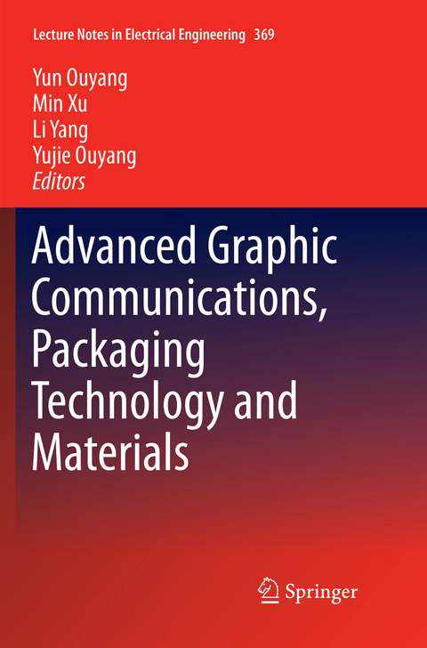 Advanced Graphic Communications, Packaging Technology and Materials - 