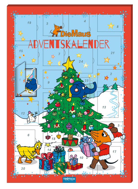 Magnet-Adventskalender "Die Maus"