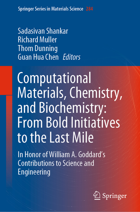 Computational Materials, Chemistry, and Biochemistry: From Bold Initiatives to the Last Mile - 