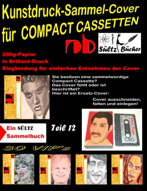 Kunstdruck-Sammel-Cover für COMPACT CASSETTEN - Uwe H. Sültz