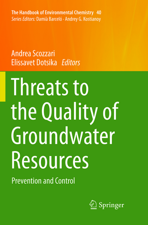 Threats to the Quality of Groundwater Resources - 