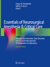 Essentials of Neurosurgical Anesthesia & Critical Care - Brambrink, Ansgar M.; Kirsch, Jeffrey R.