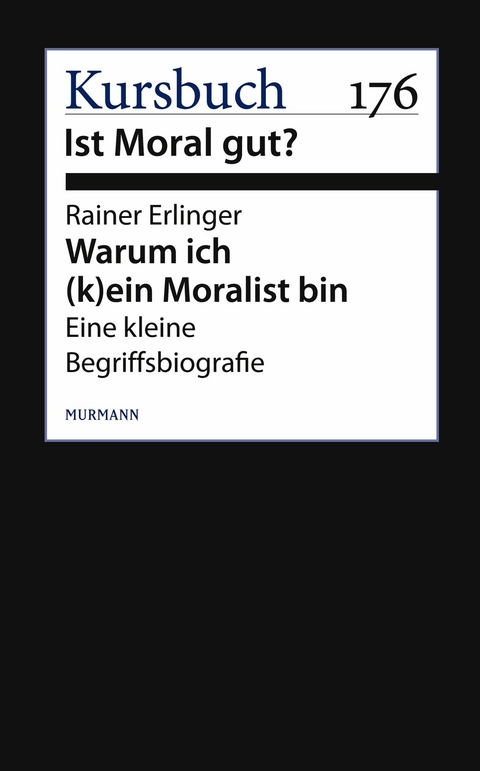 Warum ich (k)ein Moralist bin - Rainer Erlinger