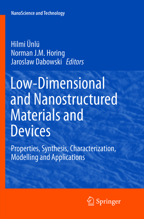Low-Dimensional and Nanostructured Materials and Devices - 