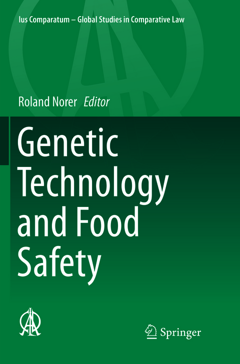 Genetic Technology and Food Safety - 