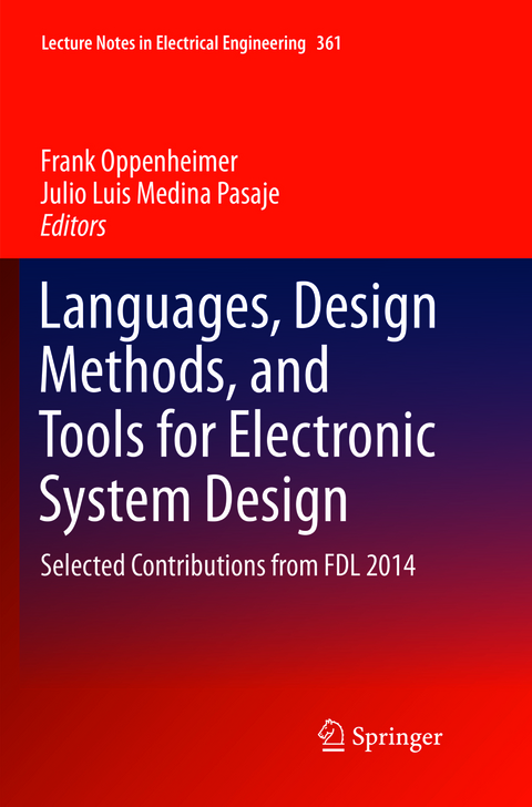 Languages, Design Methods, and Tools for Electronic System Design - 