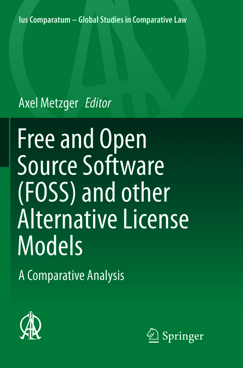 Free and Open Source Software (FOSS) and other Alternative License Models - 