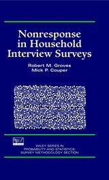 Nonresponse in Household Interview Surveys -  Mick P. Couper,  Robert M. Groves