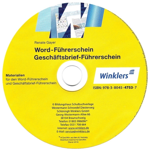 Word- und Geschäftsbrief-Führerschein - Renate Gayer, Brigitte Stegner