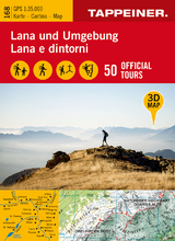 3D-Wanderkarte Lana und Umgebung - 