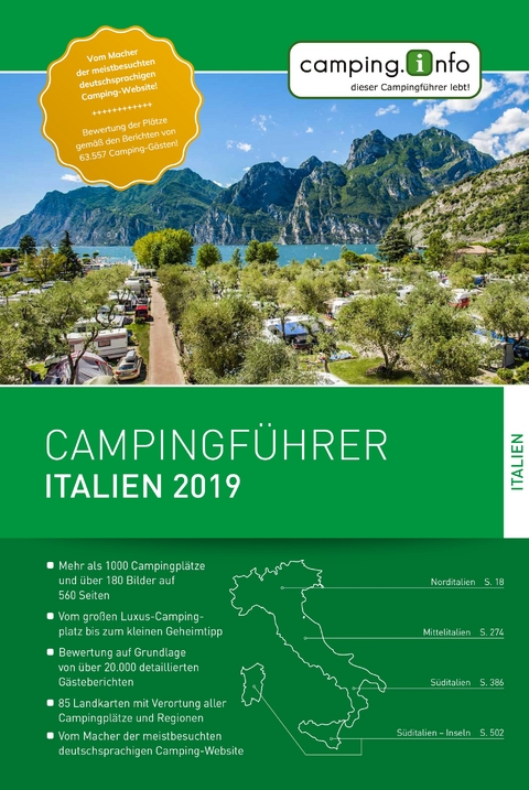 Camping.info Campingführer Italien 2019