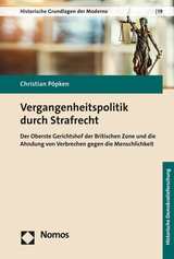 Vergangenheitspolitik durch Strafrecht - Christian Pöpken