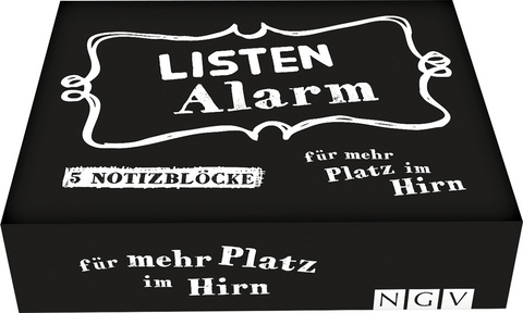 Listenalarm - Die Zettelbox für mehr Platz im Gehirn