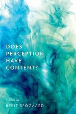 Does Perception Have Content? - 