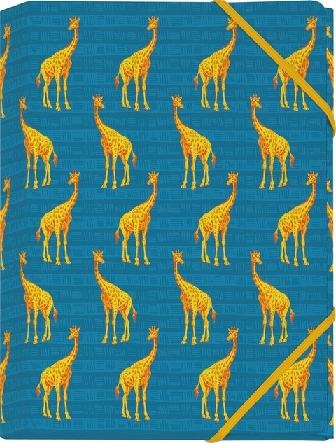 Die Tiere Afrikas Mini-Sammelmappe Motiv Giraffe