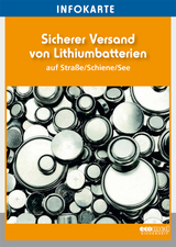 Infokarte Sicherer Versand von Lithiumbatterien - 