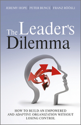 Leader's Dilemma -  Peter Bunce,  Jeremy Hope,  Franz R sli