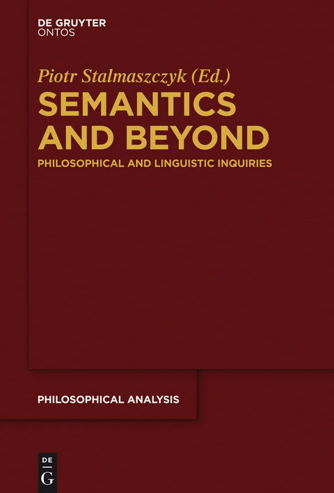 Semantics and Beyond - 