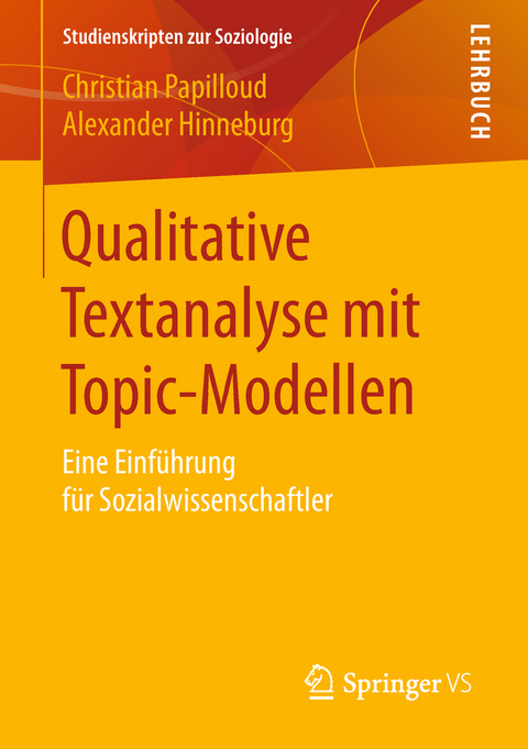 Qualitative Textanalyse mit Topic-Modellen - Christian Papilloud, Alexander Hinneburg