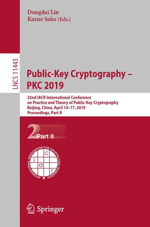 Public-Key Cryptography – PKC 2019 - 