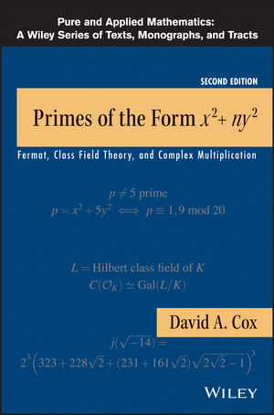 Primes of the Form x2+ny2 -  David A. Cox