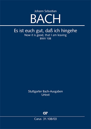 Es ist euch gut, daß ich hingehe (Klavierauszug) - Johann Sebastian Bach