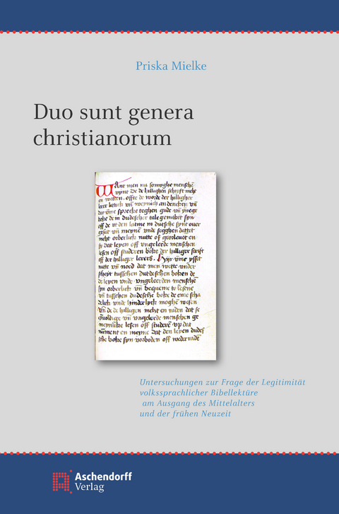 Duo sunt genera christianorum - Priska Mielke