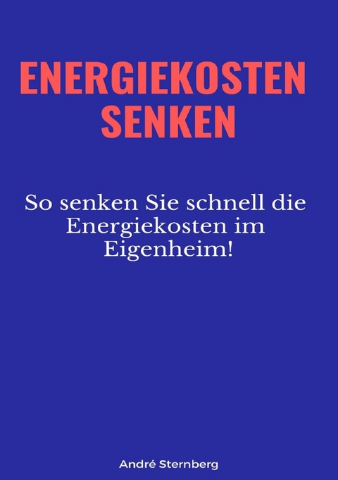 Energiekosten senken - Andre Sternberg