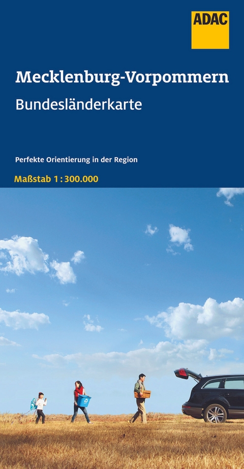 ADAC Bundesländerkarte Deutschland 02 Mecklenburg-Vorpommern 1:250.000