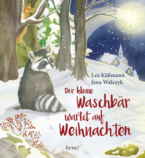 Der kleine Waschbär wartet auf Weihnachten – ein Bilderbuch für Kinder ab 2 Jahren - Lea Käßmann